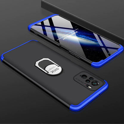 [ FREE SHIPPING] Redmi Note 10 Pro  - Gkk Original Shock Proof Full Protection Cover 360 Case With Ring Holder