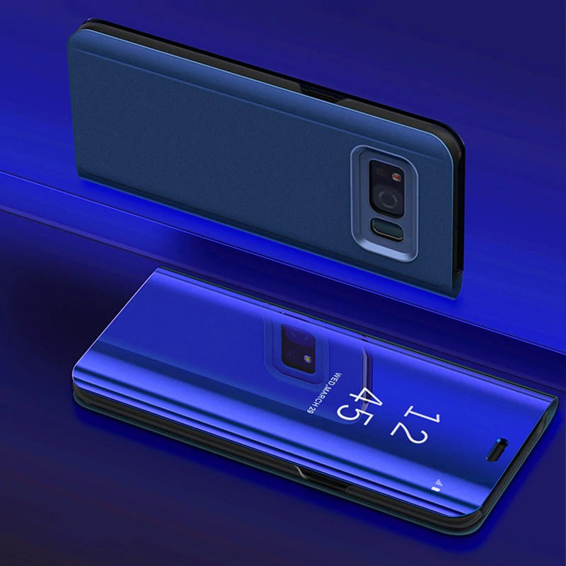 [FREE SHIPPING] Mirror Flip Sensor Case For Samsung Black S8 Plus