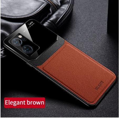 [FREE SHIPPING] Luxury Slim Leather Case Lens Shockproof Back Cover For Oppo Reno 7