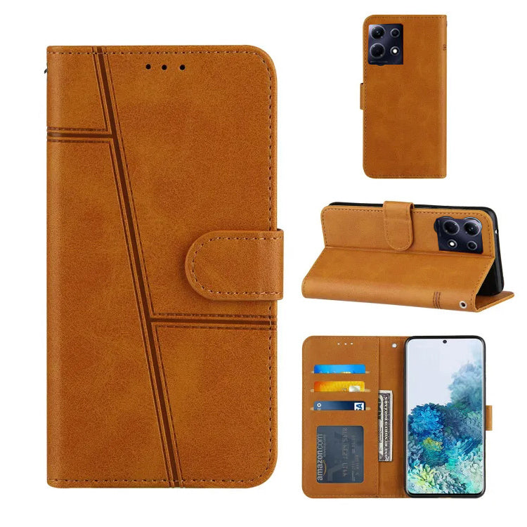 RETRO BOOKLET PU LEATHER WALLET CASE FOR INFINIX NOTE 30 4G