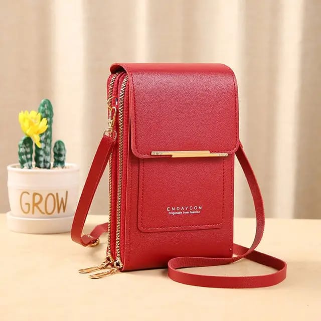 Endyacon Women Bags Soft Leather small crossbody bag Leather wallet for women