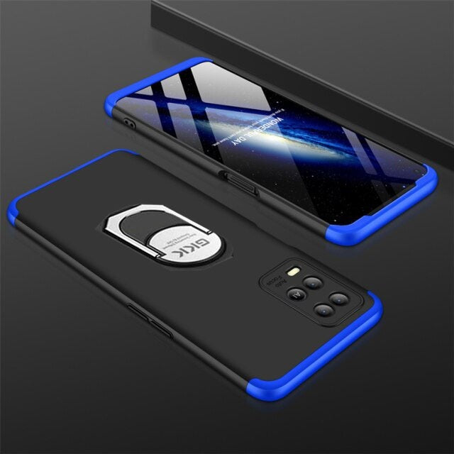 Oppo A54 Gkk ShockProof Full Protection Cover 360 Case Ring Holder