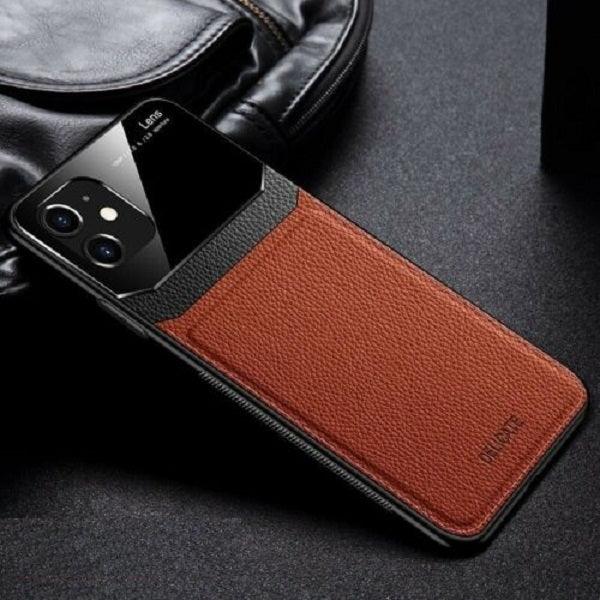 iphone 11 Leather Shockproof mobile cover - Clair.pk