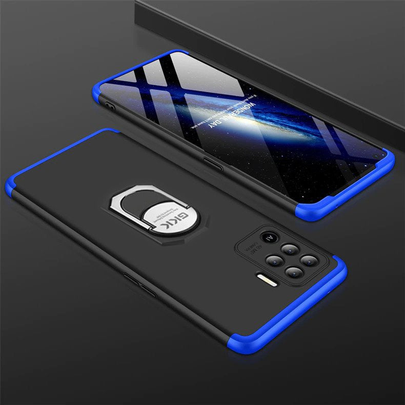 [ FREE SHIPPING] Oppo F19 Pro - Gkk Original Shock Proof Full Protection Cover 360 Case With Ring Holder