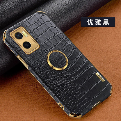 [ FREE SHIPPING] Crocodile Pattern Leather Case For Oppo A76