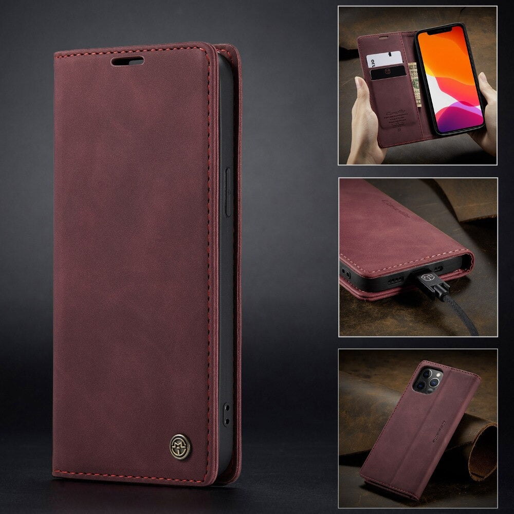 [FREE SHIPPING] CaseMe Retro Leather Case For Iphone 14 Pro Max