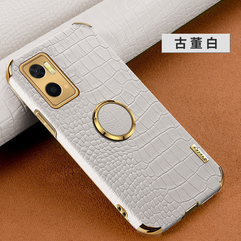 [ FREE SHIPPING] Crocodile Pattern Leather Case For Oppo A76