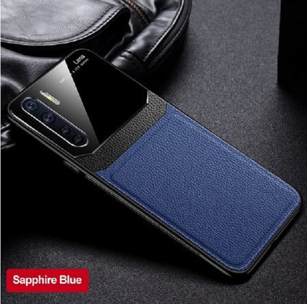 [FREE SHIPPING]Luxury Slim Leather Case Lens Shockproof Back Cover for Oppo F15