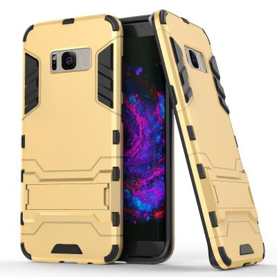 [FREE SHIPPING] Armor Shockproof Full Protection Case For Samsung S8 Plus Gold