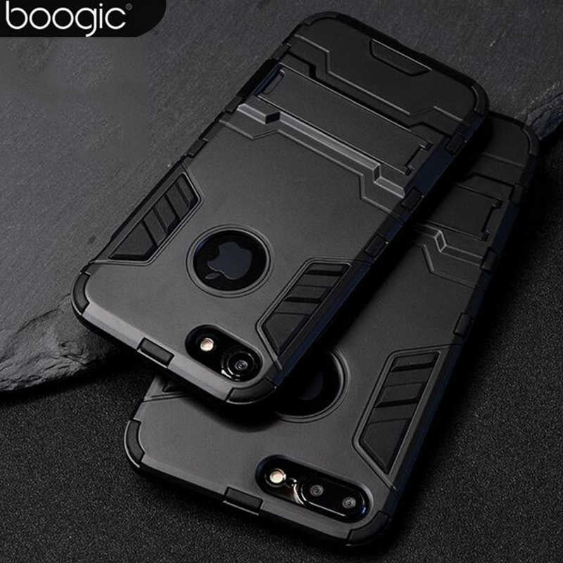 [FREE SHIPPING] Armor Shockproof Full Protection Case For Iphone 6 - Black