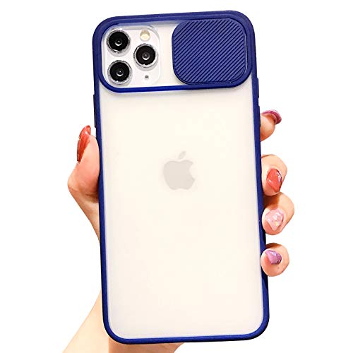 [FREE SHIPPING] Slide Camera Lens Protection Shockproof Case For IPhone 12 Pro Max - Blue