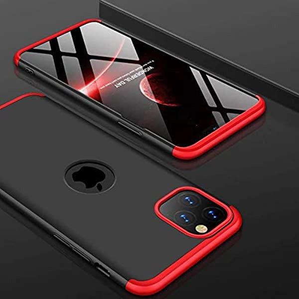 Iphone 12 Gkk Shock Proof phone cover 360 in Red & Black - Clair.pk