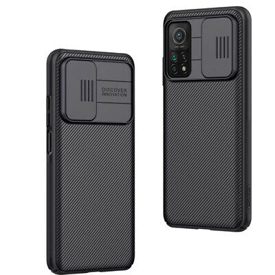 [ FREE SHIPPING] Nillkin Case for Xiaomi Mi 10T And Mi 10T Pro 5G Slide Camera Protect Privacy Back Cover - Black